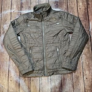 Woman's xs dark green North Face jacket